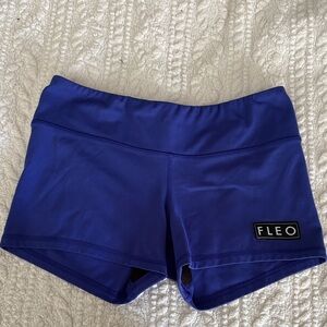Fleo Women's Vibrant Blue Athletic Shorts